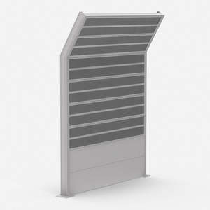 Barriera Acustica in PVC Alternativa alla Parete Fonoassorbente in Cemento Decorazione Murale Fonoassorbente per Uso Autostradale - Product Image 4