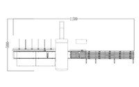 Centre d'usinage automatique CNC pour la découpe de profilés en aluminium et en PVC pour la fabrication de portes et de fenêtres