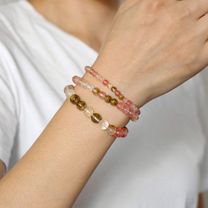 Bracelet à perles tendance pour femmes, multi-couches, <span class=keywords><strong>pierre</strong></span> naturelle, cristal, énergie de guérison, bracelet simple, ensemble de <span class=keywords><strong>bijoux</strong></span> - Product Image 4