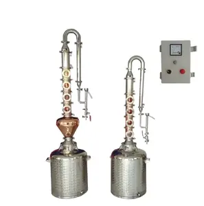 METO 20L 50L 100L 150L 200L Mini Distillery Equipment Copper Home Distillation Equipment for Sale