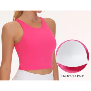 Top Deportivo Corto sin Mangas para Mujer, Cuello Redondo, Secado Rápido, Transpirable, para Yoga y Ejercicio, en Spandex y Poliéster - Product Image 4