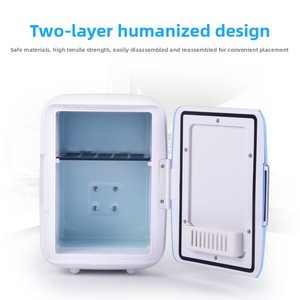 Nouveau réfrigérateur de bureau pour cosmétiques, mini-réfrigérateur <span class=keywords><strong>4L</strong></span> 12V, mini-<span class=keywords><strong>frigo</strong></span> portable pour soins de la peau, petit format - Product Image 3