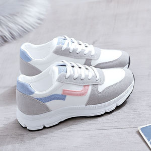 Nouvelles baskets pour femmes printemps-automne, chaussures en cuir blanches, style coréen, polyvalentes, plates, décontractées, semelles souples, chaussures de course - Product Image 5