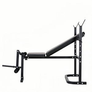 <span class=keywords><strong>Banc</strong></span> pliable multifonctionnel réglable en acier, équipement de musculation tout-en-un pour la maison, <span class=keywords><strong>banc</strong></span> de musculation, rack pour haltères et barres, rack à squats - Product Image 1