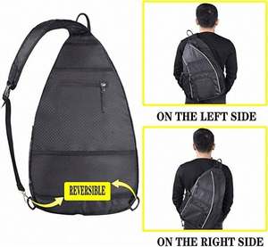 Échantillon gratuit Sac bandoulière multifonctionnel réversible pour sports de plein air, sac à raquette de pickleball pour activités de plein air - Product Image 6