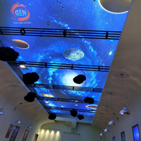 Plafond tendu ignifuge B1 B2 Nebula, best-seller en gros, pour l'affichage en galerie d'art