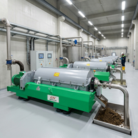 Peralatan Pemisahan Operasi Kontinu Decanter Centrifuge Sistem Pengeringan Lumpur Kota