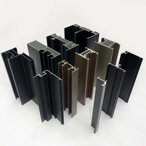 Perfil de Aluminio Delgado para Puerta Corredera, Marco de Metal Extruido, Ranura de Aleación de Vidrio, Fabricante Personalizado, Interior Vertical - Product Image 3