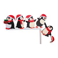 Figurine décorative d'angle de porte de Noël en bois, créative, écologique et durable - Vente en gros usine