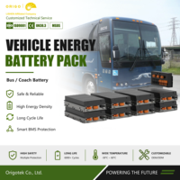 Baterai Lithium Ion untuk Bus Penumpang Kota Listrik dengan Pendingin Cair IP67, Paket Baterai CAN J1939