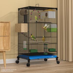 Jaula de Lujo Mayorista Antiescape para Pájaros, Tipo Villa, de Múltiples Niveles, Gran Espacio, para Cría y Alimentación, Todo en Uno - Product Image 1