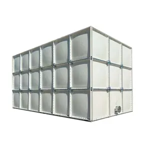 Réservoir de stockage d'eau modulaire durable en fibre de verre grp frp 5000 litres