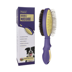 Kit di Toelettatura Portatile Personalizzato con Logo, Spazzole a Setole e a Perni per Cani e Gatti, Strumenti per la Pulizia del Pelo degli Animali Domestici - Product Image 6