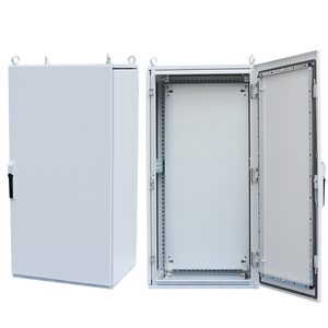 Armoires de commande intérieures sur pied avec plaque galvanisée, en acier inoxydable, IP54, boîtier métallique thermolaqué - Product Image 3