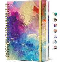 Planificateur 2026 en gros, carnet de notes personnalisé A5, calendrier hebdomadaire et mensuel, couverture rigide, planificateur à spirales, impression personnalisée