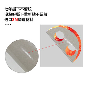 สติกเกอร์เลนส์กล้อง Xiaomi Spro ลายวงกลมตกแต่งโทรศัพท์พร้อมลายอนิเมะ - Product Image 1