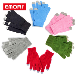 Cadeau promotionnel De Haute Qualité Acrylique <span class=keywords><strong>Gants</strong></span> pour femmes avec Écran Tactile Doigts - Product Image 4