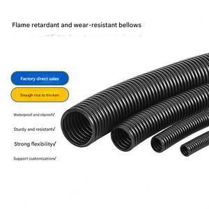 PP Pvc Pe Polyéthylène Taille Personnalisée Conduit Électrique Conduite D'eau De Pluie Fil Ondulé Métier À tisser Câblage Tuyau Split Tube Ondulé - Product Image 2