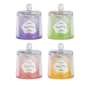 Nubes de Montaña Nevada, Cristal Natural de Alta Calidad con Degradado de Color Dorado, Decoración para el Hogar, Regalo de Cumpleaños o de Medio Otoño, Aromaterapia - Product Image 5