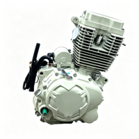 Moteur de moto CG150 à cylindre large, refroidi par air, 4 temps, CDI, neuf, 150cc, embrayage automatique, électrique/à manivelle, assemblé