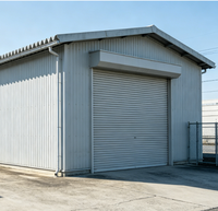 Maison modulaire préfabriquée extensible, structure en acier léger, design industriel pour bureau, entrepôt et atelier