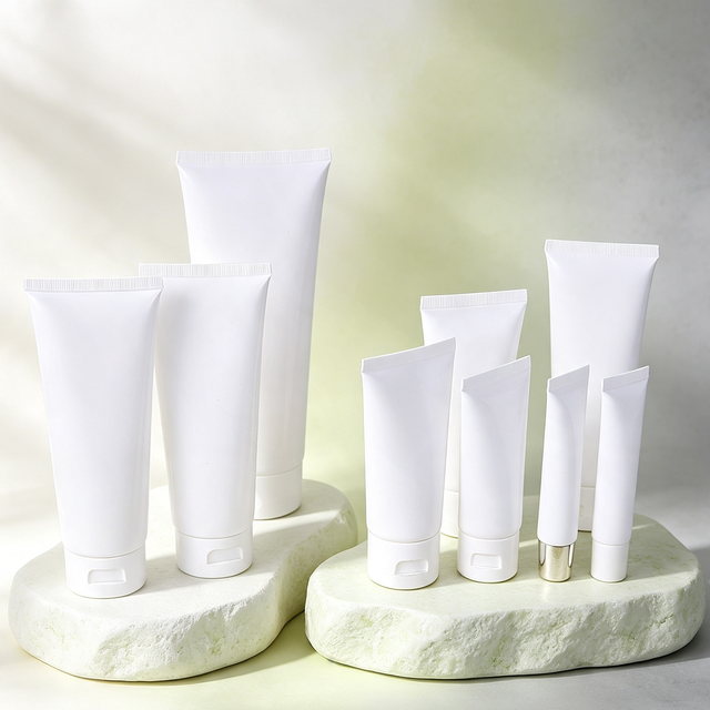 Wholesale 5ml White Tubes Transparent Tube Factory Delivery Plastic Packaging 30ml 100ml