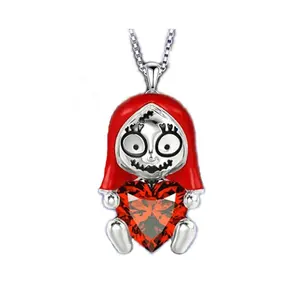 Animal Cat Charm Enamel Flower Cartoon Skull Charms Pendant For