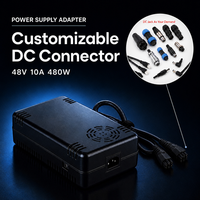 Adaptateur secteur de bureau UL FCC CE ROHS 48 volts CC 480W 48V 10A pour amplificateur audio