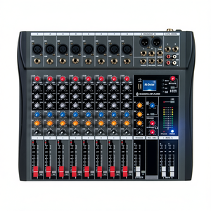 Professional 8 Channel Mixer With Dsp Effects <b>Bluetooth</b> <b>Usb</b> Audio Interface For Studio Live Use - Product Image 3