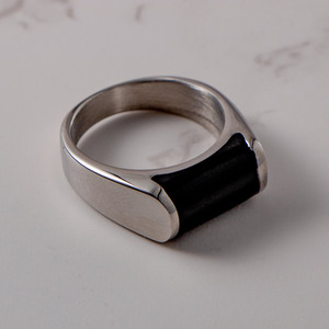 Stainless Steel Geometric <b>Ring</b> Unisex Gift Jewelry SA121 - Product Image 4