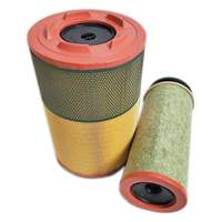 Élément de filtre à air 2841 WG9725190102/3, filtre à air d'origine pour camion Sinotruk Howo A7 T7H, pièces détachées pour camions lourds