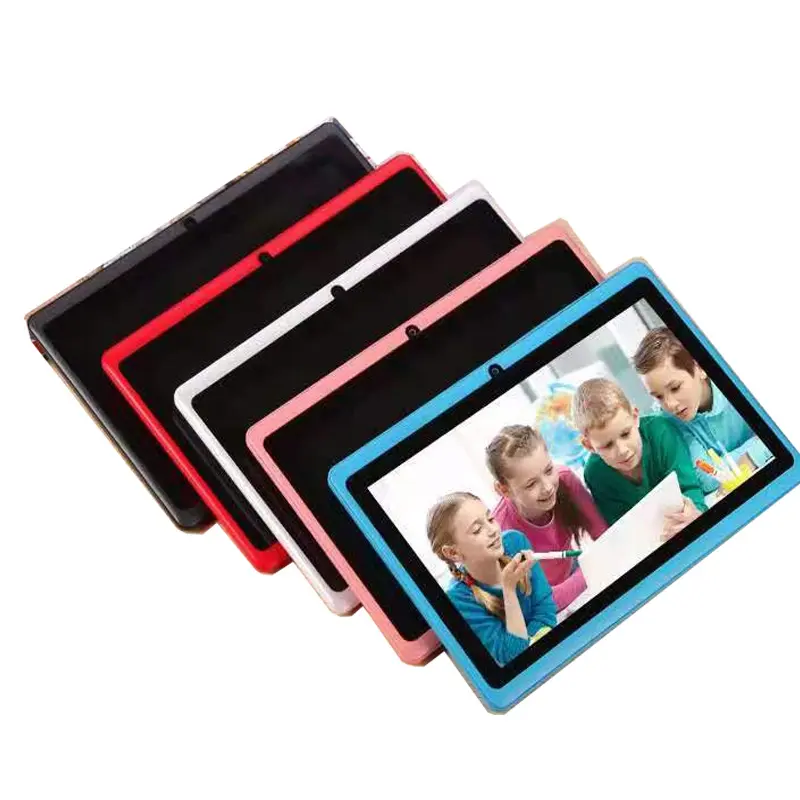 Cheapest factory selling 7 inch Android tablet PC Quad core BT WIFI for Children students educational kids tablets