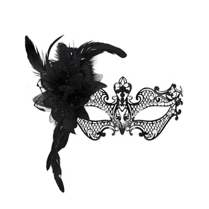 Maschera di Halloween maschera in metallo con strass & viso cavo/maschera <span class=keywords><strong>Horror</strong></span> per feste maschera da festa - Product Image 6