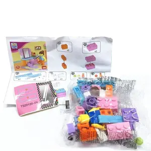 65*70mm trasparente siamesi palla uovo torto blocchi di costruzione del giocattolo distributore automatico di sorpresa uovo capsule giocattolo per il capretto regalo di pasqua - Product Image 6