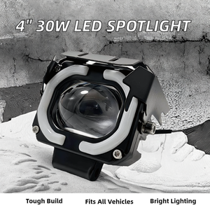 ไฟสปอร์ตไลท์ LED XTX W253 ขนาด 4 นิ้ว 30W สำหรับรถยนต์ ปี 2016-2019 ไฟเดย์ไลท์ 4x4 ไฟออฟโรด ไฟทำงาน ไฟหน้า ไฟตัดหมอก ไฟขับขี่ 12V สำหรับรถบรรทุก ATV SUV - Product Image 2