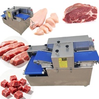 Machine à découper la viande en petits cubes à prix d'usine, coupe-viande frais désossé, unité de traitement de la viande de noix de coco en dés à vendre