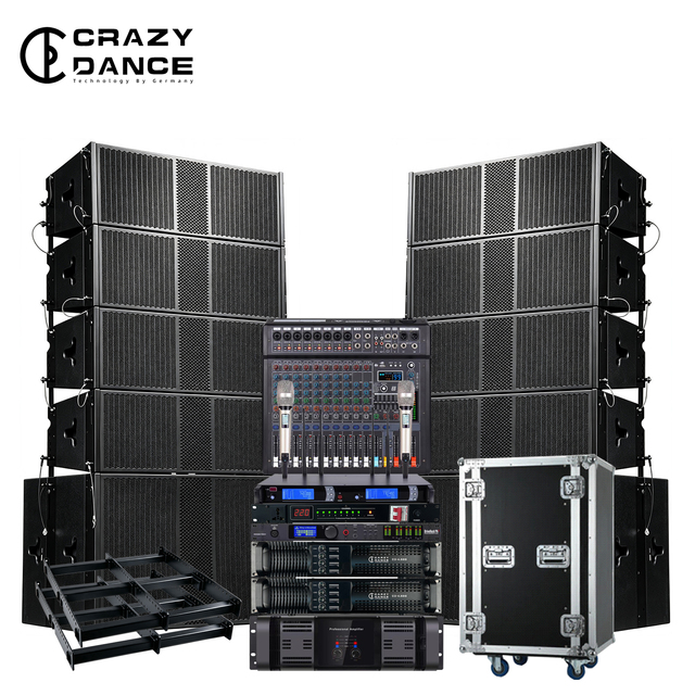 JB Professional Large-scale Stage Performance Line Array Sound Set Outdoor Double 8/10/12 Inch Bar High-Power Waterproof