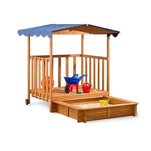 Jardin extérieur Aire De Jeux Jouets Enfants Auvent Cèdre <span class=keywords><strong>Bac</strong></span> À <span class=keywords><strong>Sable</strong></span> <span class=keywords><strong>Bac</strong></span> À <span class=keywords><strong>Sable</strong></span> En <span class=keywords><strong>Bois</strong></span> avec Couvercle - Product Image 2