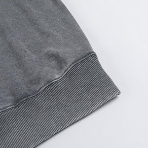 เสื้อสเวตเชิ้ตคอกลม FOXA รุ่นวินเทจ 350 กรัม ผ้าฝรั่งเศสเทอร์รี่ ยูนิเซ็กซ์ ป้องกันขนร่วง ผ้าฝ้าย แขนยาว - Product Image 6