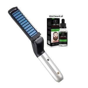 Produits de soins pour <span class=keywords><strong>barbe</strong></span> pour hommes, brosse électrique mixte, Kit d'huile essentielle, soins pour barbier, 1 pièce, nouveau, 2020 - Product Image 1