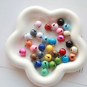 Petite cloche de 14 mm à peindre, accessoires pour porte-clés DIY, jouet pour animaux de compagnie, pendentif, bonbon, mot, Noël - Product Image 3