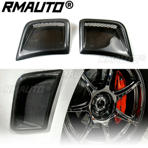 Rejillas de Ventilación Laterales para Parachoques Delantero de Coche, de Fibra de Carbono Real, Accesorios para Subaru WRX STI 2008-2014, RMAUTO - Product Image 1