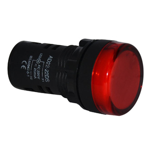 Ad22 22Ds Voyant lumineux 220V AC LED rouge à montage sur panneau - Product Image 1