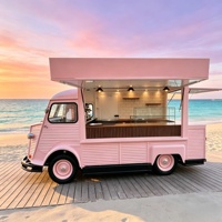 Camion de restauration électrique personnalisé avec équipement de cuisine pour shawarma, idéal pour les services de traiteur mobile et la vente de nourriture de rue