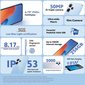 Offre Spéciale pour <span class=keywords><strong>Xiaomi</strong></span> <span class=keywords><strong>Redmi</strong></span> 12 Global 8GB + 128GB Smartphone 6.79 pouces FHD écran Octa Core 5000mAh batterie LTE <span class=keywords><strong>MIUI</strong></span> 14 anglais 4G - Product Image 3