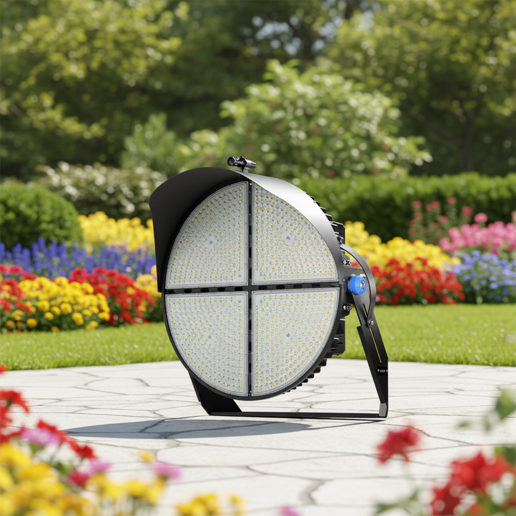 1500w Energy Saving Ultra Thin Motion Sensor Photocell Anti Glare Tempered Glass LED Flood Light for Garden Landscape