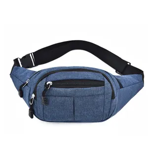 ZR205 Waistpack बड़े क्षमता छप प्रूफ नकदी रजिस्टर व्यापार बैग पहनने के लिए प्रतिरोधी आउटडोर खेल मोबाइल बटुआ कमर बैग