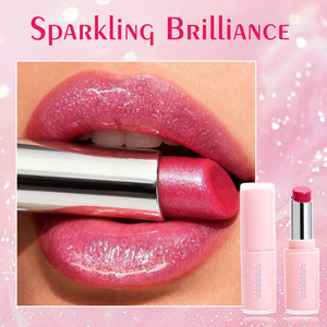 Rouge à lèvres solide brillant personnalisé MLM, fini nacré aqueux, longue tenue, hydratant, illuminateur, cosmétique végétalien pour les lèvres - Product Image 3