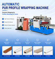 Nouvelle machine automatique de haute productivité pour le façonnage du bois avec moteur et pompe pour le pliage des coins des panneaux MDF