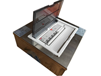 Boîte de distribution domestique PZ30 de haute qualité, protection IP55, tableau de distribution MCB 6-24 voies